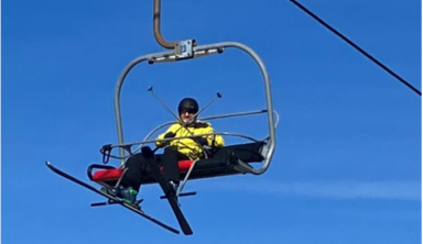 skiing